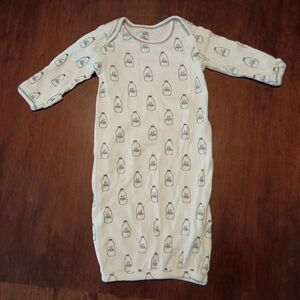 Touched By Nature Milk Graphic Sleeper Gown